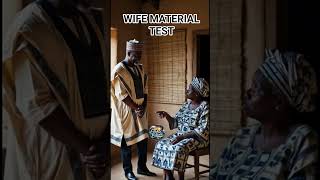 What is ur view about wife material test? Do u buy the idea? pls comment below#goviral #wifematerial