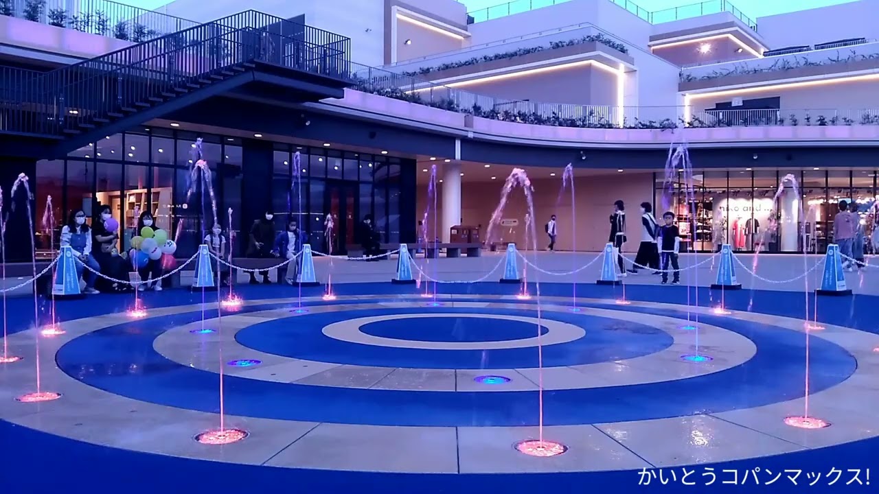 ららぽーと福岡  噴水ショー【ユーチューブ初公開】