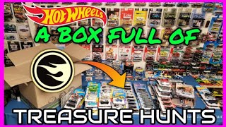 Hot Wheels box of Treasure Hunts, Exclusives & more!!!
