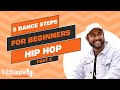 5 Easy Dance Steps for beginners | 12 Steps Dance Studio | Dance Tutorial | #dancetutorial #hiphop 