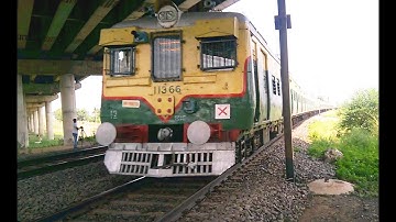 High Speed Howrah-Bardhaman(Chord)EMU Trains passing through/Closest Capture
