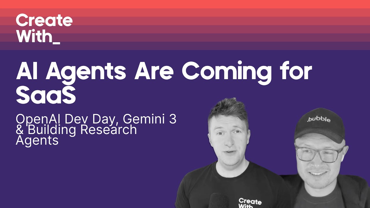 47. AI Agents Are Coming for SaaS | OpenAI Dev Day, Gemini 3 & Building Research Agents