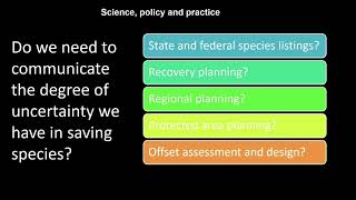Professor James Watson - Bridging Science, Policy & Practice to Save Species