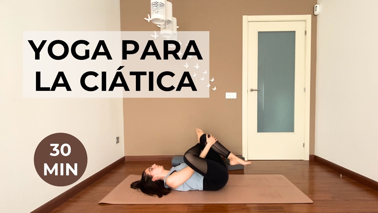 Alivia el dolor de ciática: 30 min de Yoga suave para glúteos y piernas ❤️