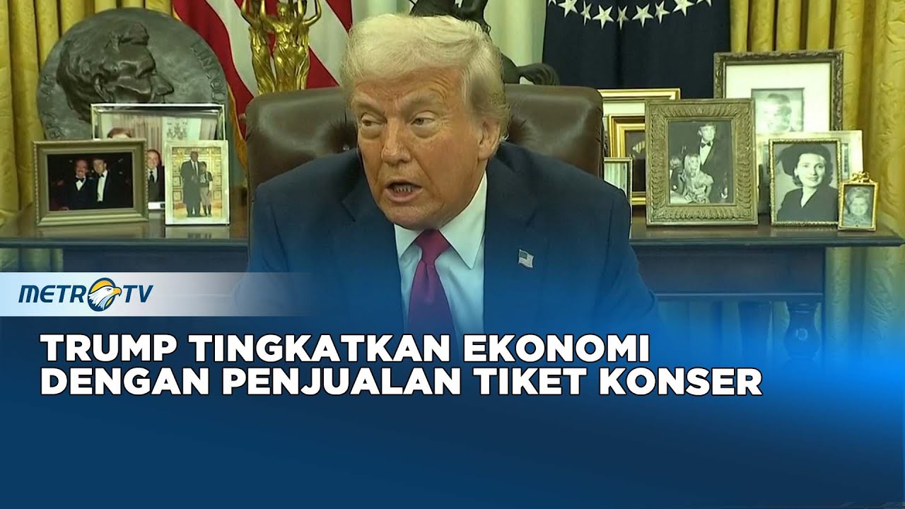 Presiden Trump Bahas Kebijakan Baru Terkait Tiket Konser
