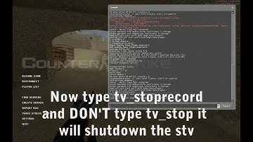 CS:S  Tutorial | How to get stv on your lan server