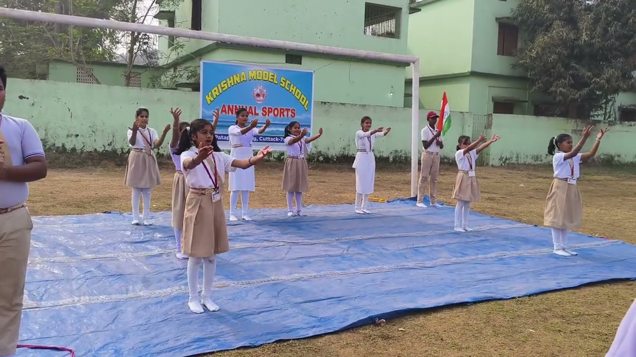 Krishna model school 🏫 annual sports 2025