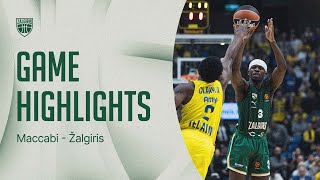 Maccabi - Žalgiris Game Highlights 2026.01.15