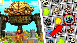 🔥โครตโหด!!【"จะเป็นไง? ถ้ามีเอเลี่ยนป้อมปืนยักษ์บุกโลก!!"】| (Minecraft Mod)