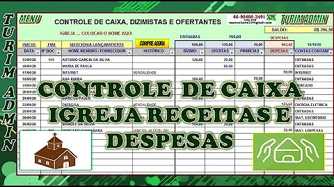 Como fazer Livro-caixa Igreja?