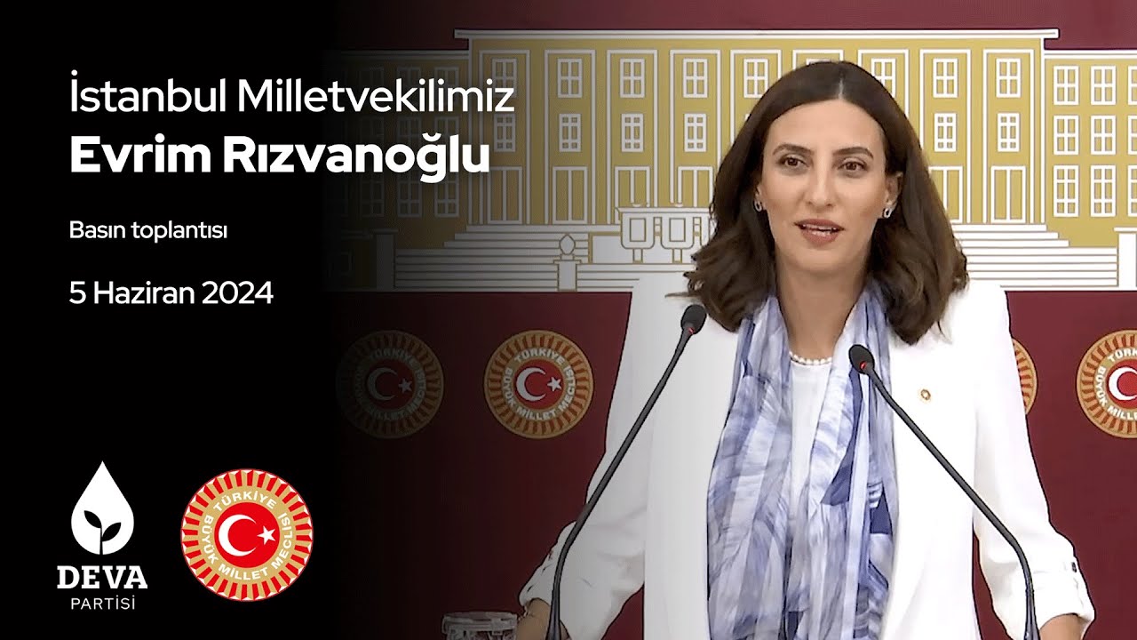 İstanbul Milletvekilimiz Evrim Rızvanoğlu'nun Basın Toplantısı - YouTube