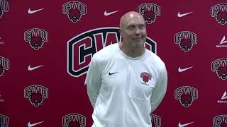 Coach Power Postgame Interview against #10 Western Oregon