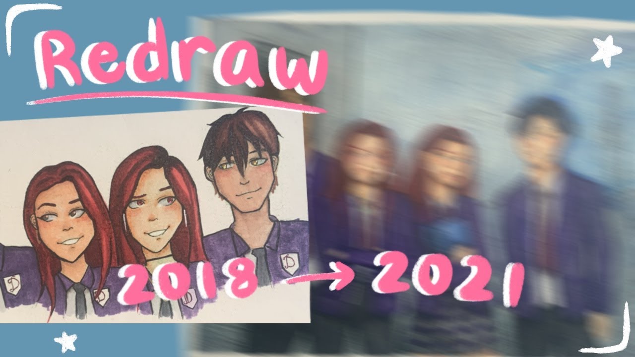 Redrawing my OLD art! | Speedpaint - YouTube
