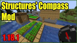 Structures' Compass Fabric Mod 1.18.1 & How To Download and Install for Minecraft