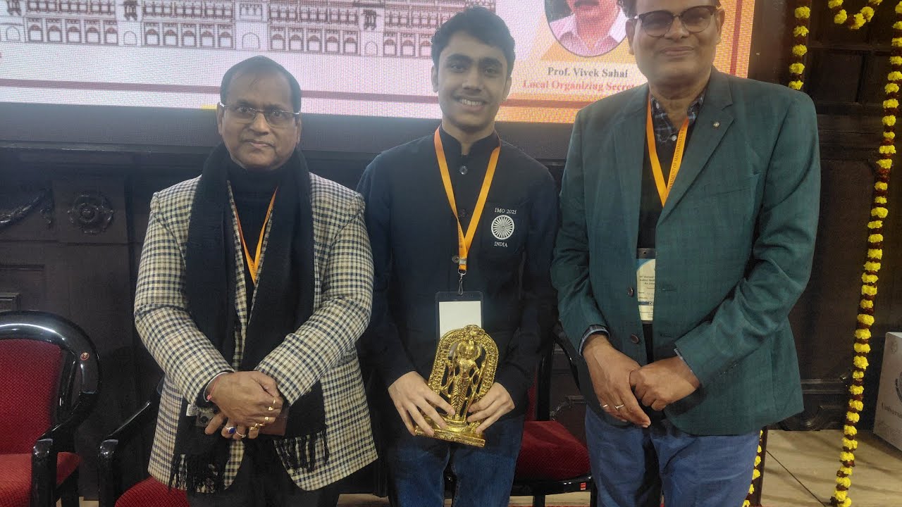  Inspirational Interview of Kanav Talwar, Gold Medal Winner of  IMO 2025 at IMS Conference Lucknow.