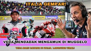 KOMENTATOR ITALIA HISTERIS! VEDA EGA PRATAMA MENDADAK BRUTAL DI MUGELLO, RIDER EROPA LANGSUNG KALAH