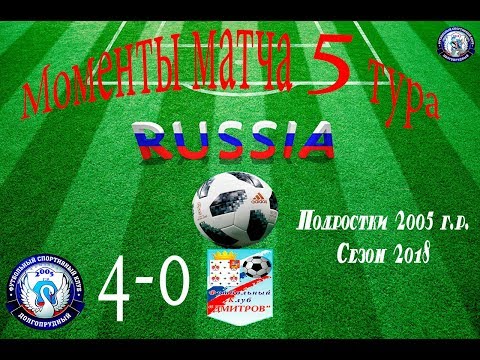 Видео к матчу ФСК Долгопрудный - ФК Дмитров