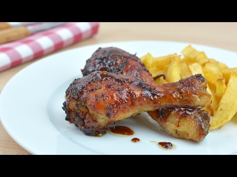 Honey-Mustard Chicken Drumsticks - Easy Oven-Baked Chicken Recipe