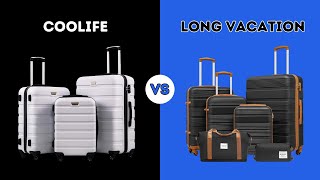 ⭐ COOLIFE VS LONG VACATION LUGGAGE ⭐ | COMPARISON