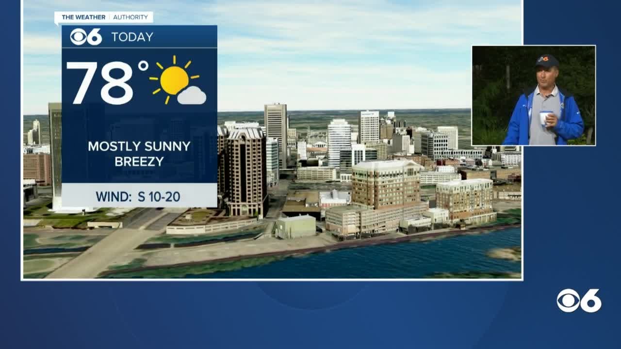 Warm & breezy today - YouTube