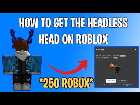 How To Get The Headless Head For 250 Robux June 2020 Awesome Cam Youtube - how to get the headless head item on roblox