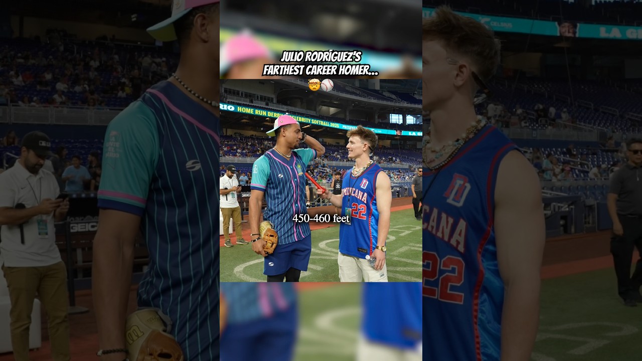 Самый дальний хоумран Хулио Родригеса в истории…🚀⚾️🤯 