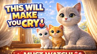 Emotional Cat Family Story 🐾 | Heartwarming 3D Animated Kitten Adventure