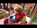 Bubbles Washing Bear Tin Battery Operated N Mint Boxed 50s