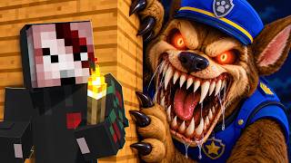 Sobreviví a PAW PATROL MALDITO en Minecraft