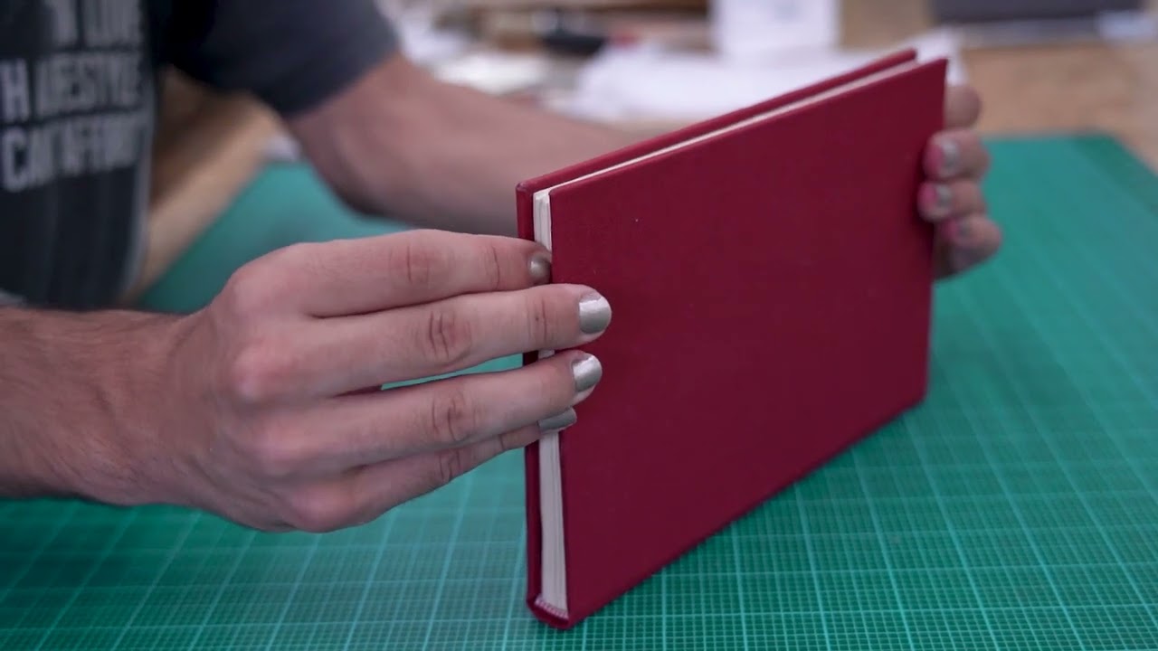 How to Case-In a Text Block - Bookbinding tutorial