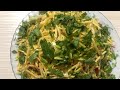 Лёгкий салат из филе курицы и картофеля фри/Муравейник