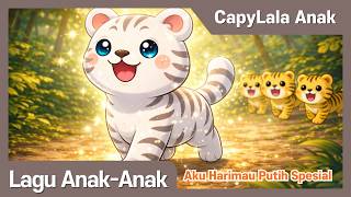 Aku Harimau Putih Spesial | Lagu Harimau Putih yang Bersinar | CapyLala Anak