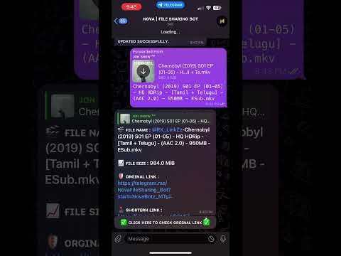 File to Link Bot With Custom Link Shortener Telegram File2Link Telegram Bots bot filesharing