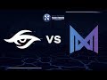 Secret vs Nigma - Map5 | Ru-VODs | WePlay! Mad Moon