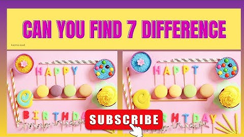 Find  7 Differences | Spot the difference Ultimate Eye Test Challenge! 