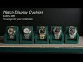 【ロレックスを眺めながら保管したい】腕時計用ディスプレイクッション 収納 保管 ケース ROLEX
