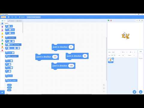 Scratch 2.7: Motion, Pointing