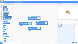 Scratch 2.7: Motion, Pointing