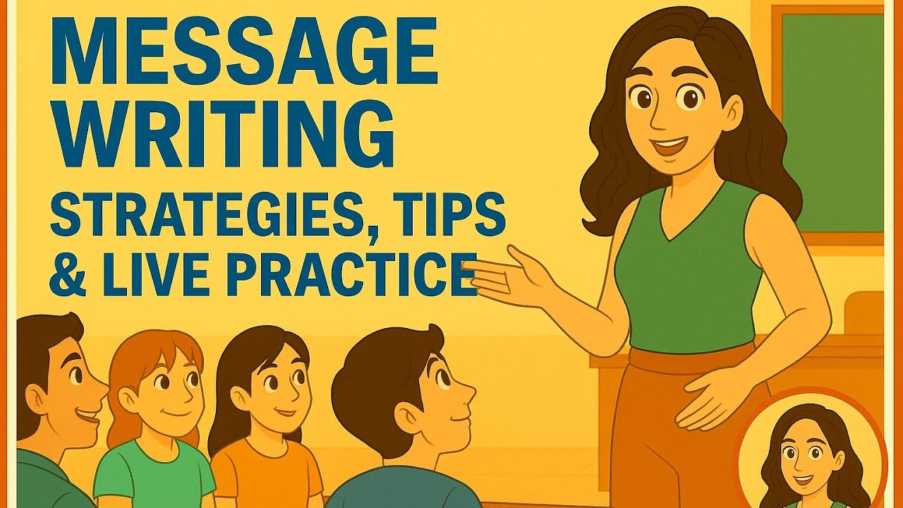 MESSAGE WRITING | ENGLISH WRITING SKILLS | EASY EXPLANATION, TIPS & LIVE PRACTICE | CBSE