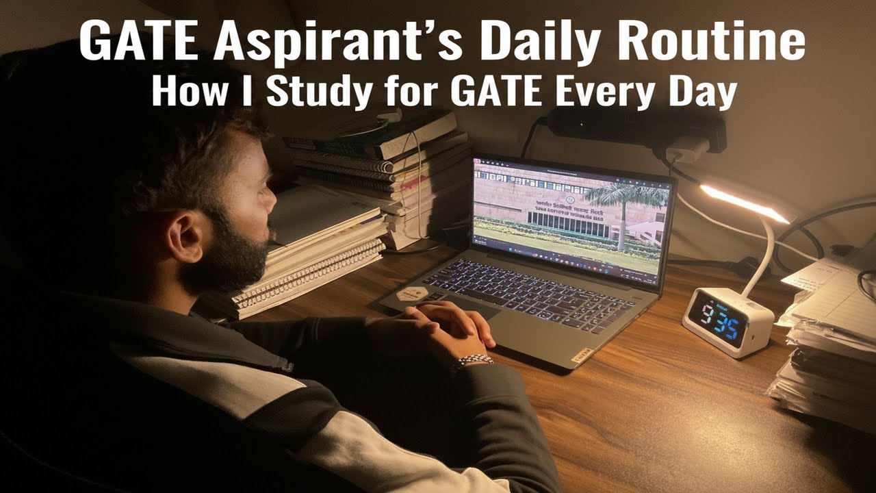 How I study for GATE Every Day - GATE Aspirant's Daily Routine | 