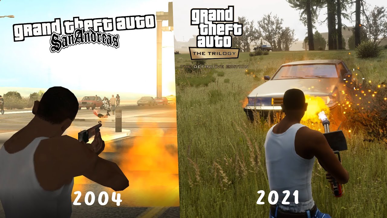 Perbedaan GTA SA Original Vs GTA SA Remastered (Definitive Edition