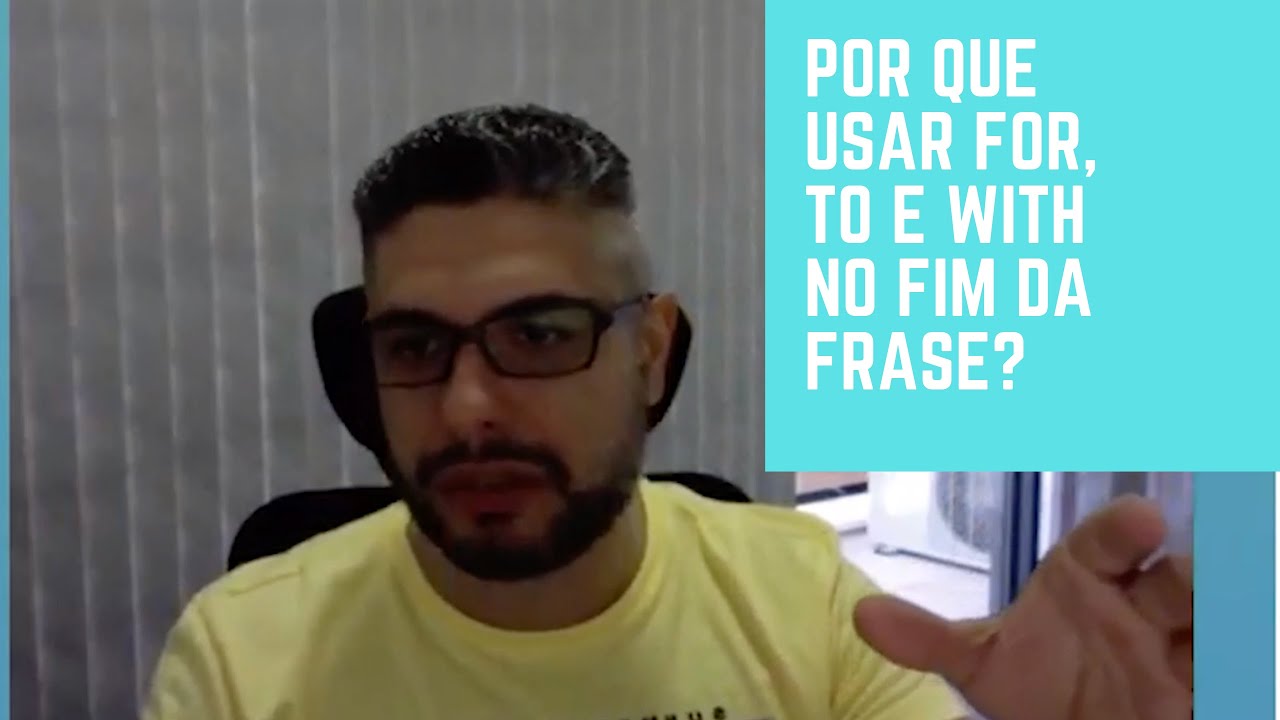 PREPOSIÇÕES EM INGLÊS NO FIM DA FRASE- O QUE SIGNIFICA? - YouTube