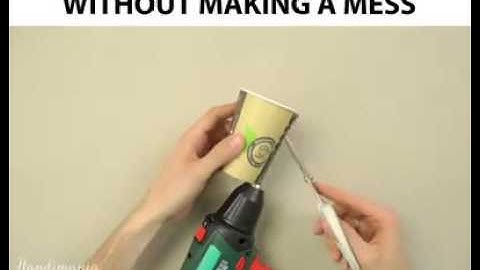 2 simple hacks for drilling without making a mess