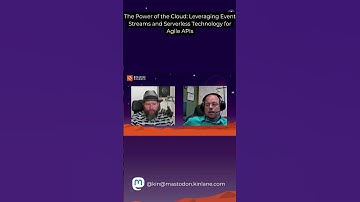 The Power of the Cloud: Leveraging Event Streams and Serverless Technology for Agile APIs #shorts