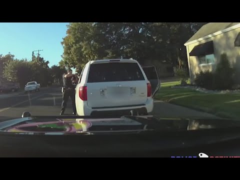 Police shootout caught on camera in California