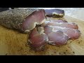 Вяленое мясо в домашних условиях - полендвица, как бастурма, но из свинины (basturma)