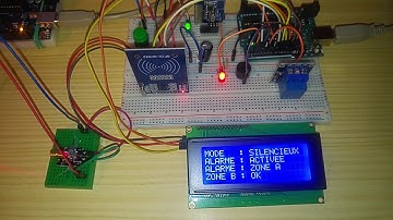 Barrières Laser - Alarme RF433 - Ecran LCD - Arduino