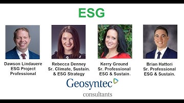 Geosyntec ESG Strategies and Implementation Best Practices