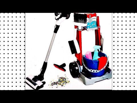 РАСПАКОВКА и ОБЗОР ИГРУШКИ/Пылесос Набор Для Уборки/Юля и игрушечная бытовая техника