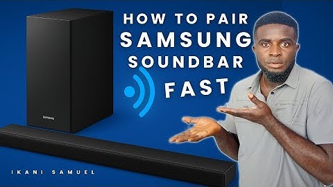 How to Manually Pair Samsung Soundbar and Subwoofer